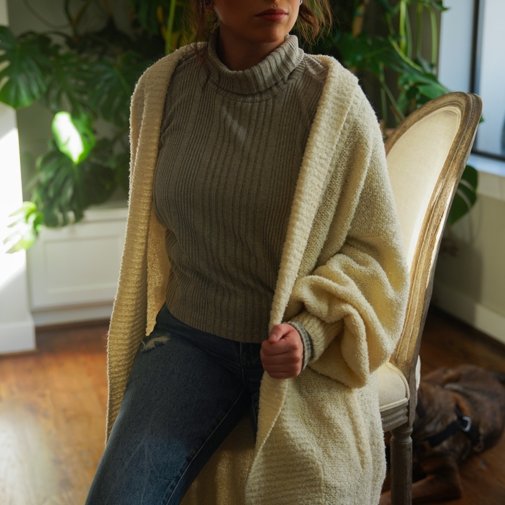 **VINTAGE KAREN SCOTT chunky cardigan